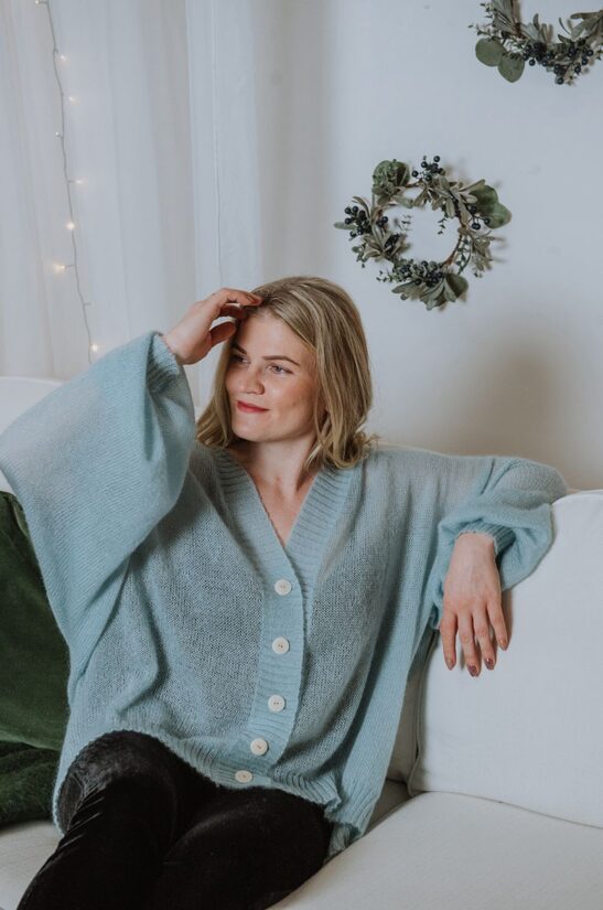 Blīvā adījuma jaka